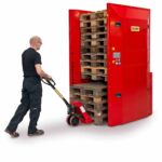 Electric dispenser for 5 pallets- maximum 15 pallets - automatic pallet handling