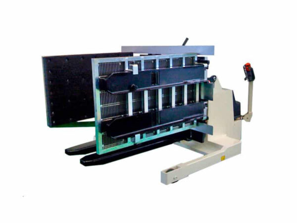 Mobile pallet inverters dual press