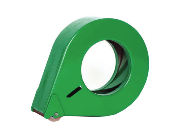 Handheld or bench dispenser for plastic self adhesive tape LMKFMPTD777.04