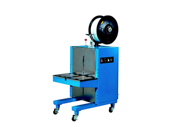 Semi-automatic strapping machine with PP and PET LM 150 Blue