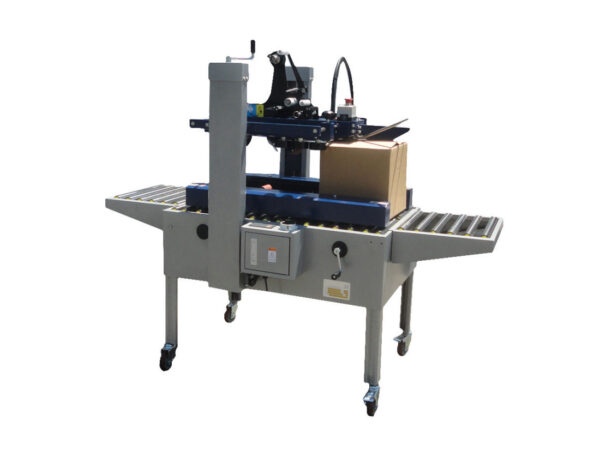 Carton sealer manual standard with side belt and 50 and 75 mm universal taping head LM 200 AW