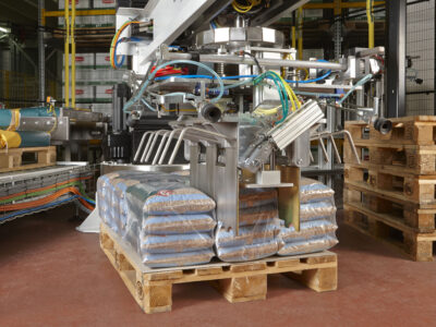 Automated palletizer for bags